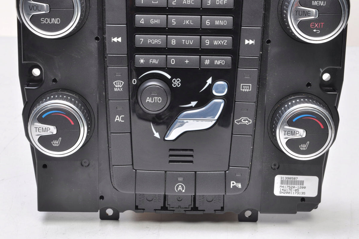 VOLVO S60 II V60 XC60 AND AIR SUPPLY PANEL 31398587