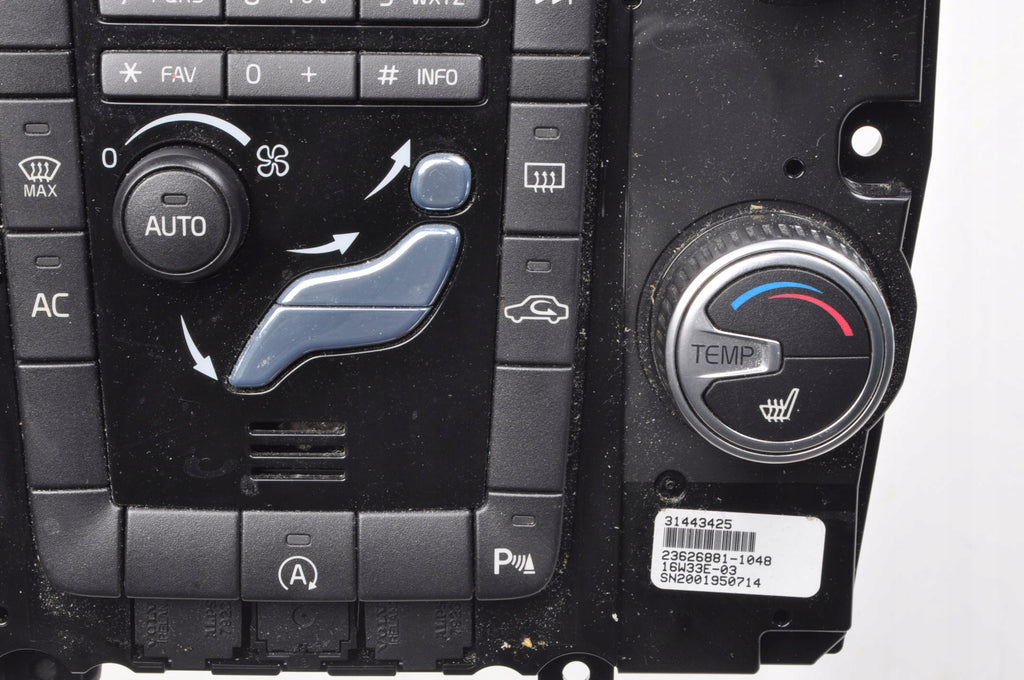 VOLVO S60 II V60 XC60 AND PANEL AIR CONDITIONING SWITCH 31443425