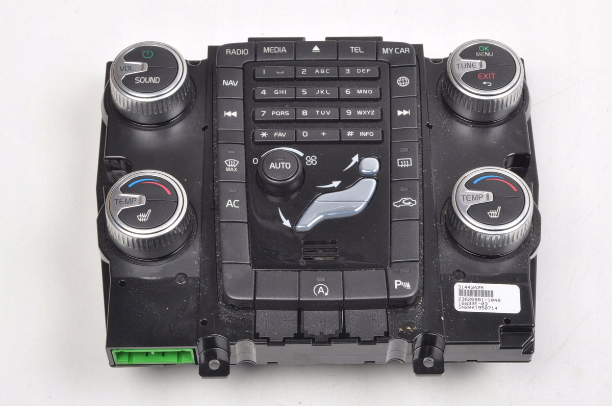 VOLVO S60 II V60 XC60 AND PANEL AIR CONDITIONING SWITCH 31443425