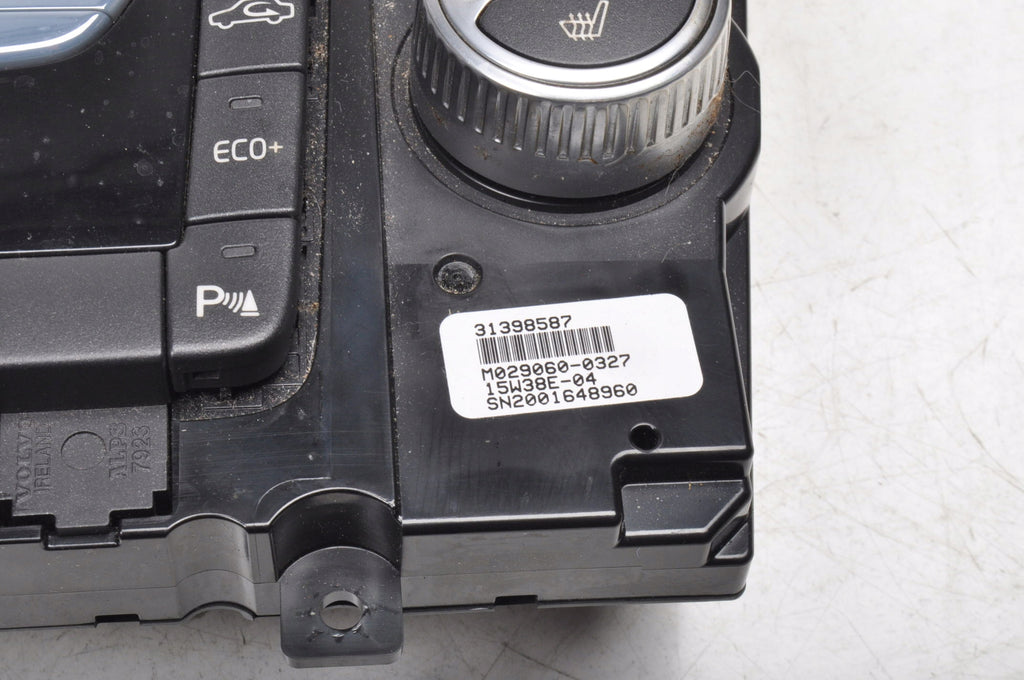 VOLVO S60 II V60 XC60 PANEL AIR CONDITIONING SWITCH LIFT 31398587