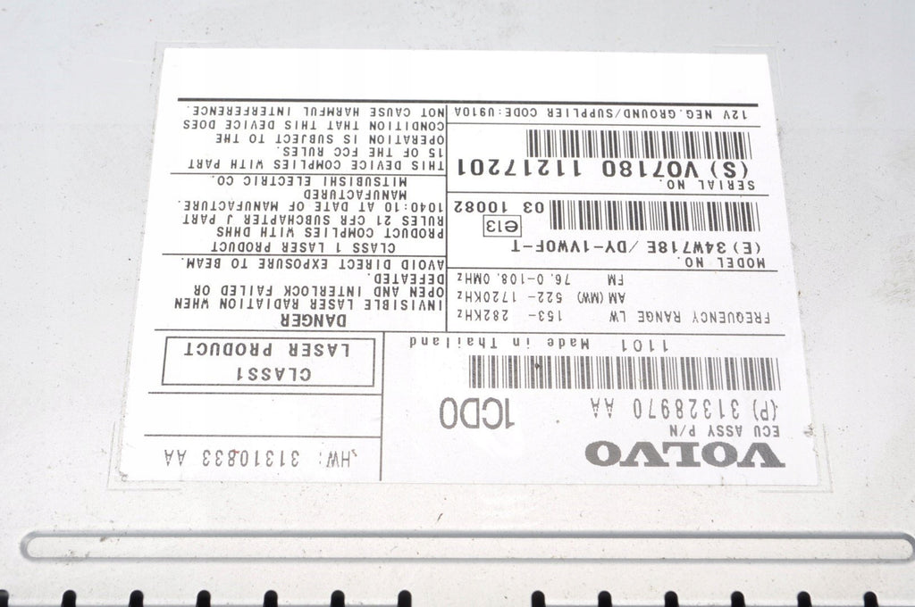 VOLVO S60 II V60 XC60 RADIO 31328970
