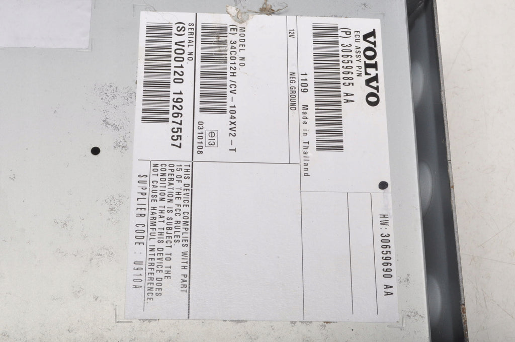 VOLVO S60 II V60 XC60 RADIO AMPLIFIER 30659685
