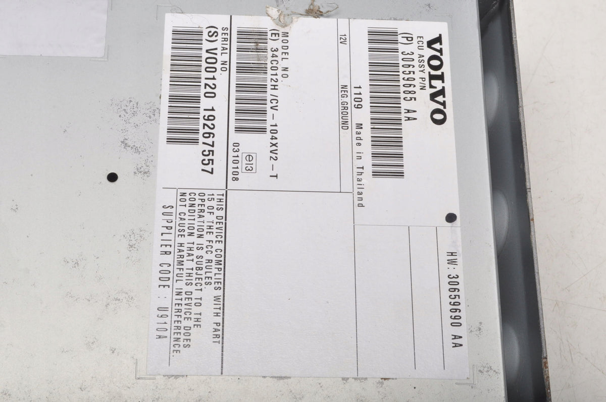VOLVO S60 II V60 XC60 RADIO AMPLIFIER 30659685