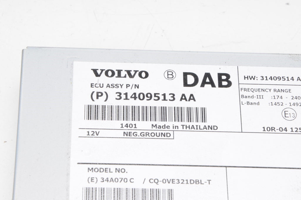 VOLVO S60 II V60 XC60 RADIO AMPLIFIER 31409513