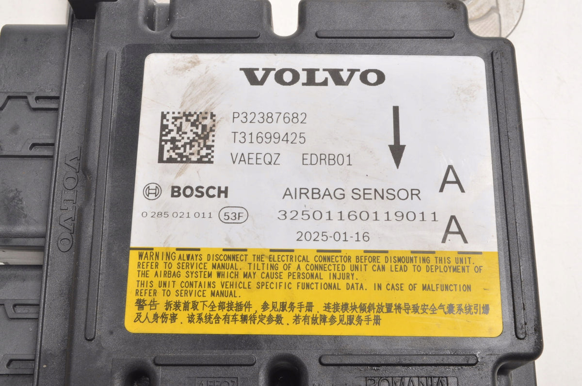 VOLVO S60 III V60 II AIRBAG SENSOR 32387682
