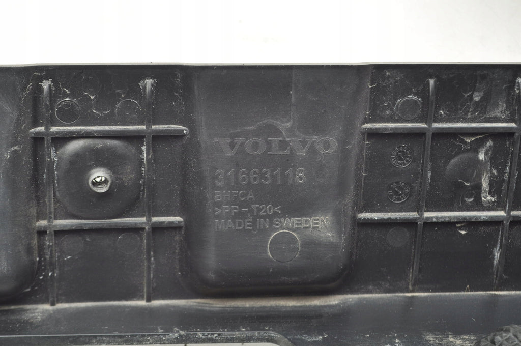 VOLVO S60 III V60 II License plate plastic cover 31663118