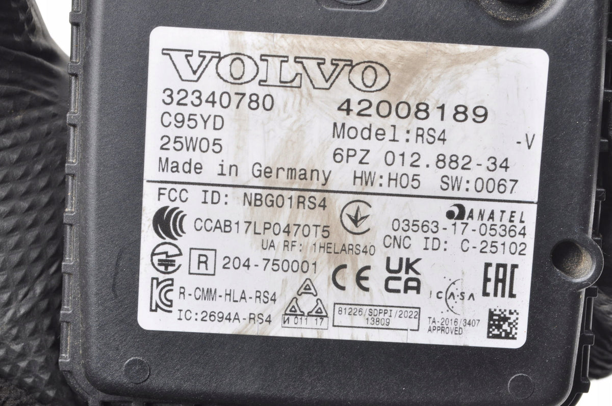 VOLVO S60 III XC60 II V60 II XC90 II RADAR DSC 32340780