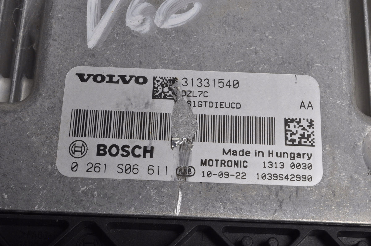 VOLVO S60 V60 V70 S80 1.6 T COMPUTER ENGINE DRIVER 31331540