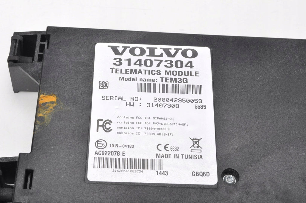 VOLVO S60 V60 XC60 TELEMATICS MODULE 31407304