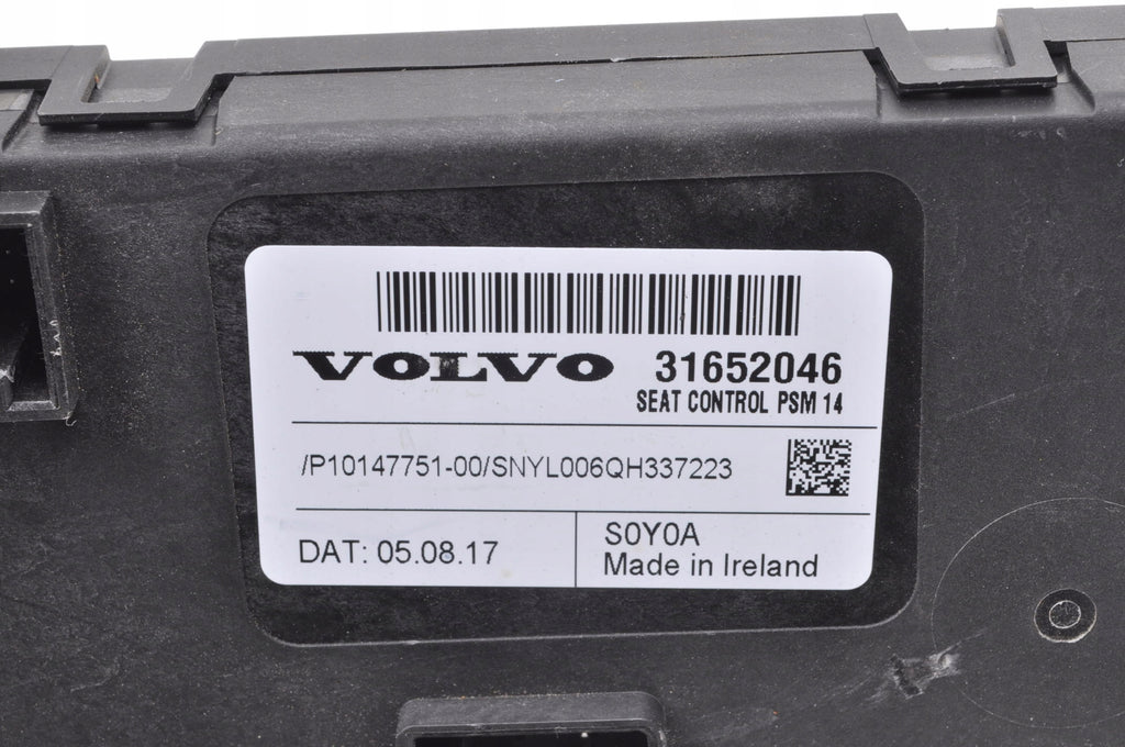 VOLVO S60 V60 XC60 XC90 V90 S90 SEAT CONTROL MODULE 31652046