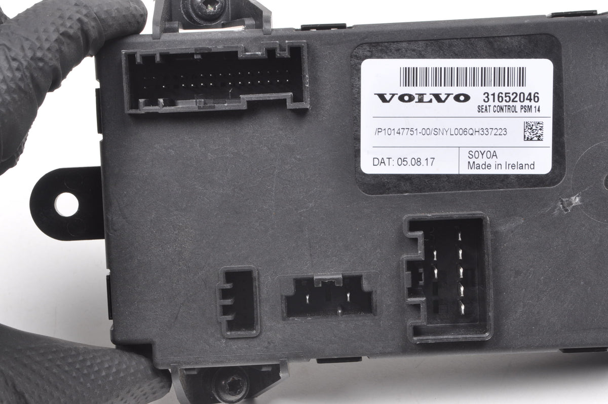 VOLVO S60 V60 XC60 XC90 V90 S90 SEAT CONTROL MODULE 31652046