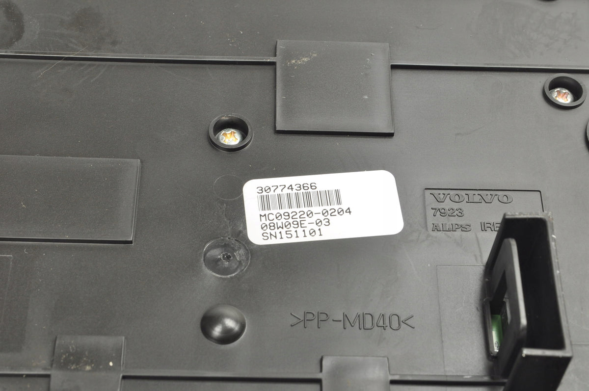 VOLVO S80 II V70 III PANEL AIR CONDITIONING SWITCH 30774366