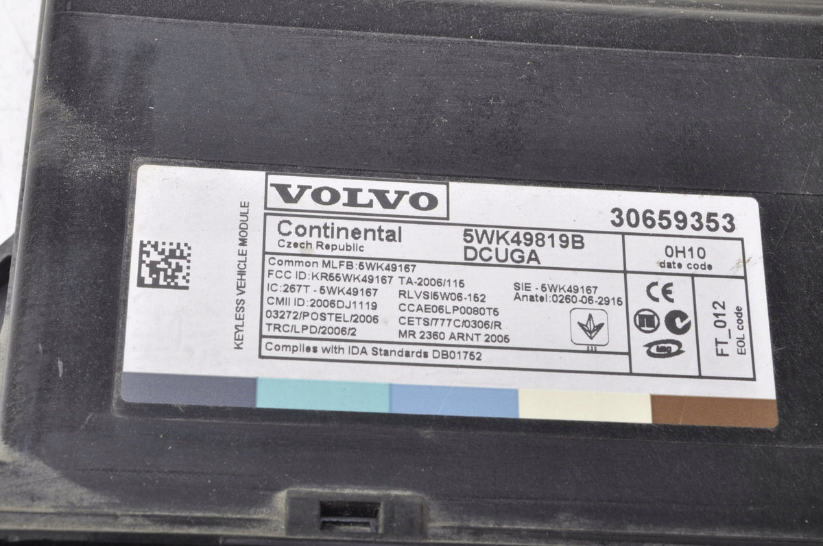 VOLVO S80 II V70 MODUL DRIVER KEYLESS 30659353