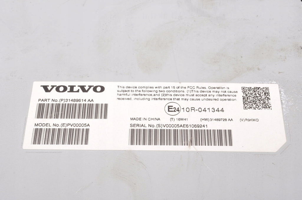 VOLVO S90 II V90 II XC60 II XC90 II V60 II RADIO AMPLIFIER 31489614