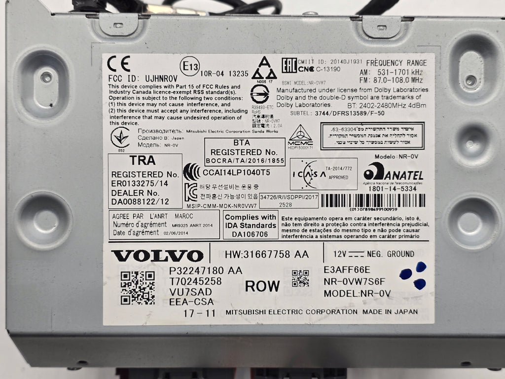 VOLVO S90 V90 17R RADIO NAVIGATION 32247180
