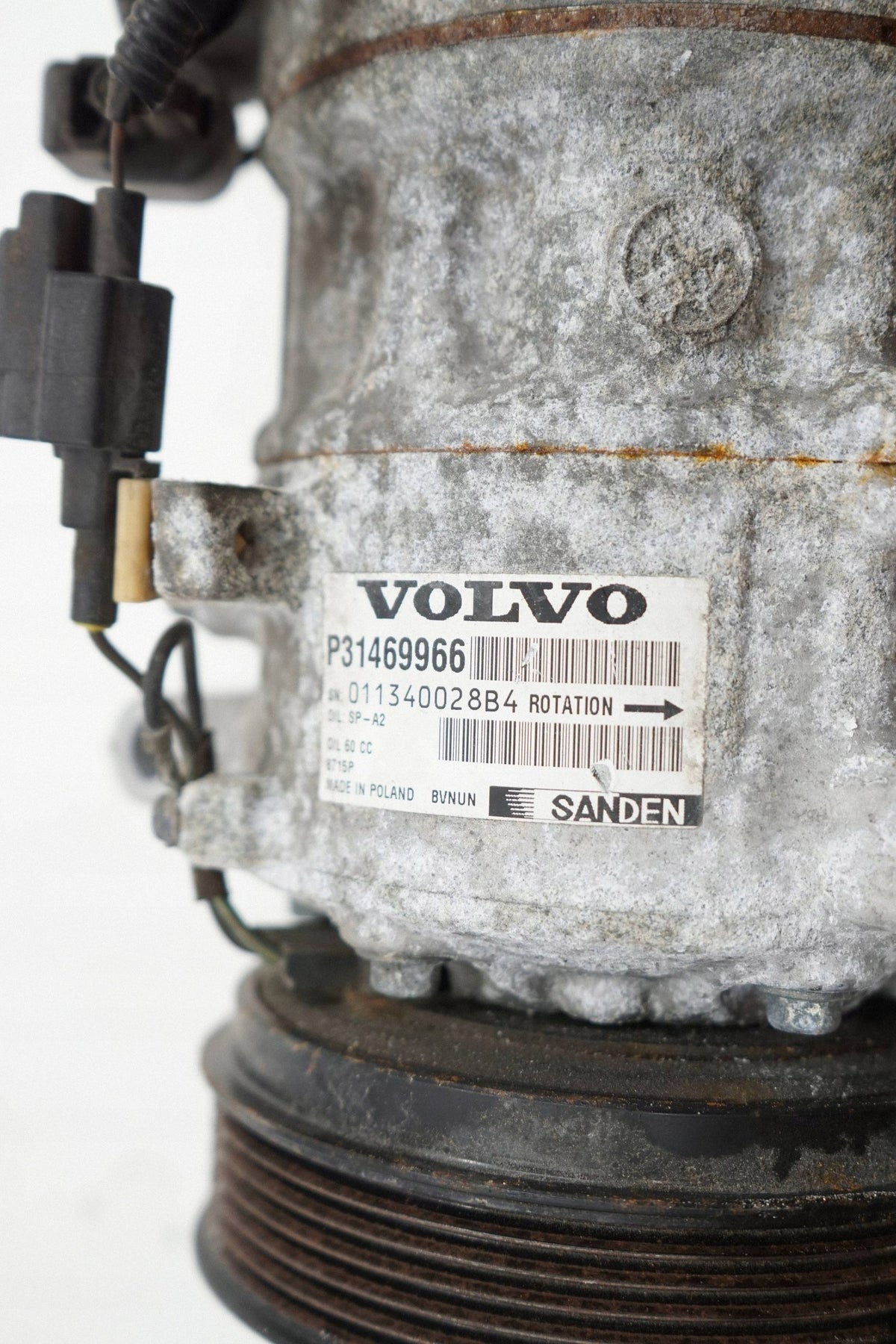VOLVO S90 V90 18R 2.0 T6 COMPRESSOR AIR CONDITIONING COMPRESSOR P31469966
