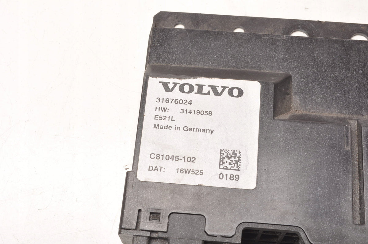 VOLVO S90 V90 II FLAP CONTROLLER MODULE 31676024