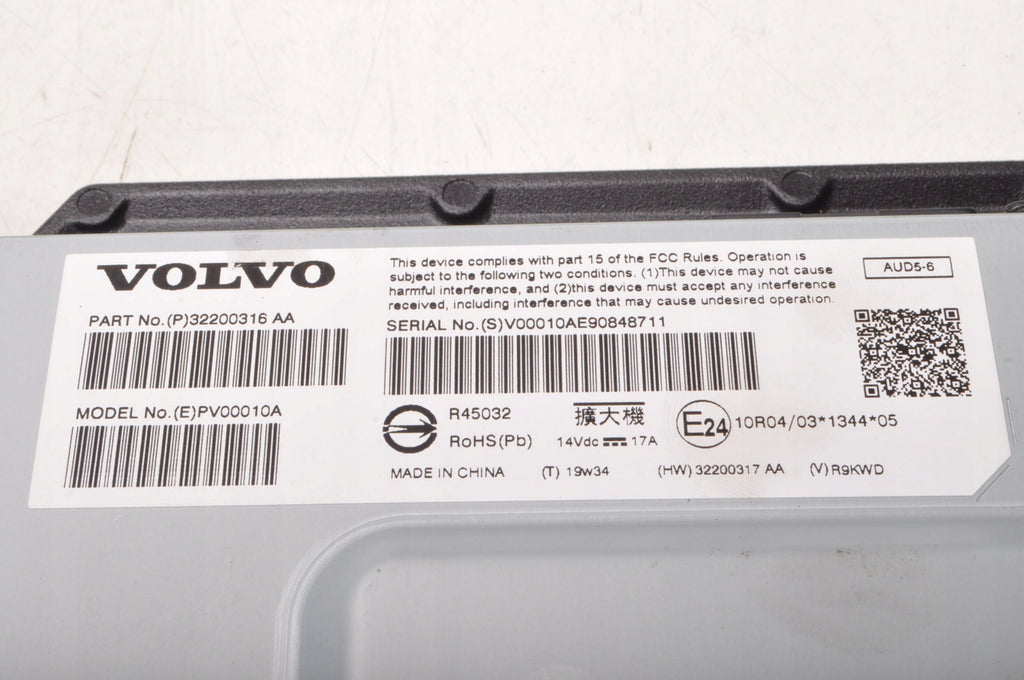 VOLVO S90 V90 XC60 II XC90 II RADIO AMPLIFIER 32200316AA