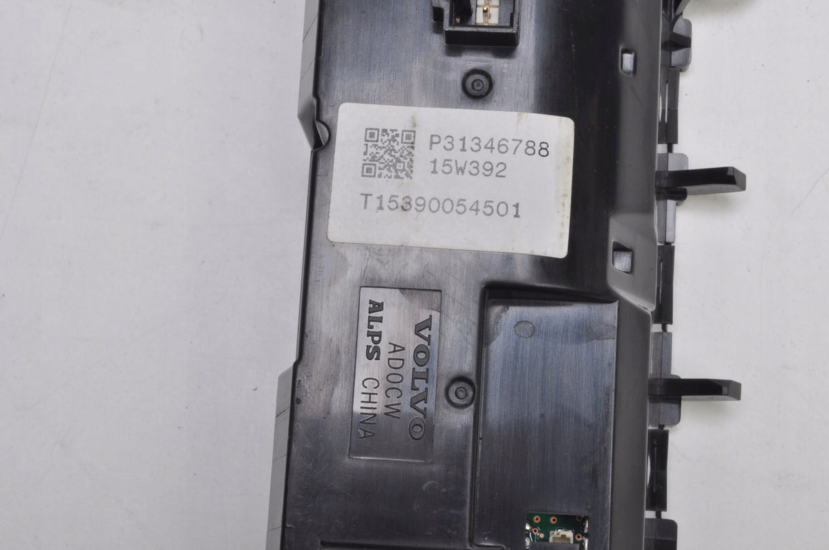 VOLVO S90 XC90 II DISPLAY AIR CONDITIONING PANEL REAR 31346788