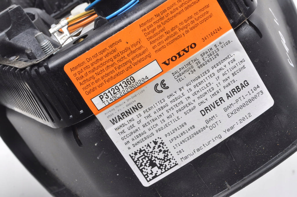 VOLVO V40 II AIRBAG DRIVER AIRBAG 31291369