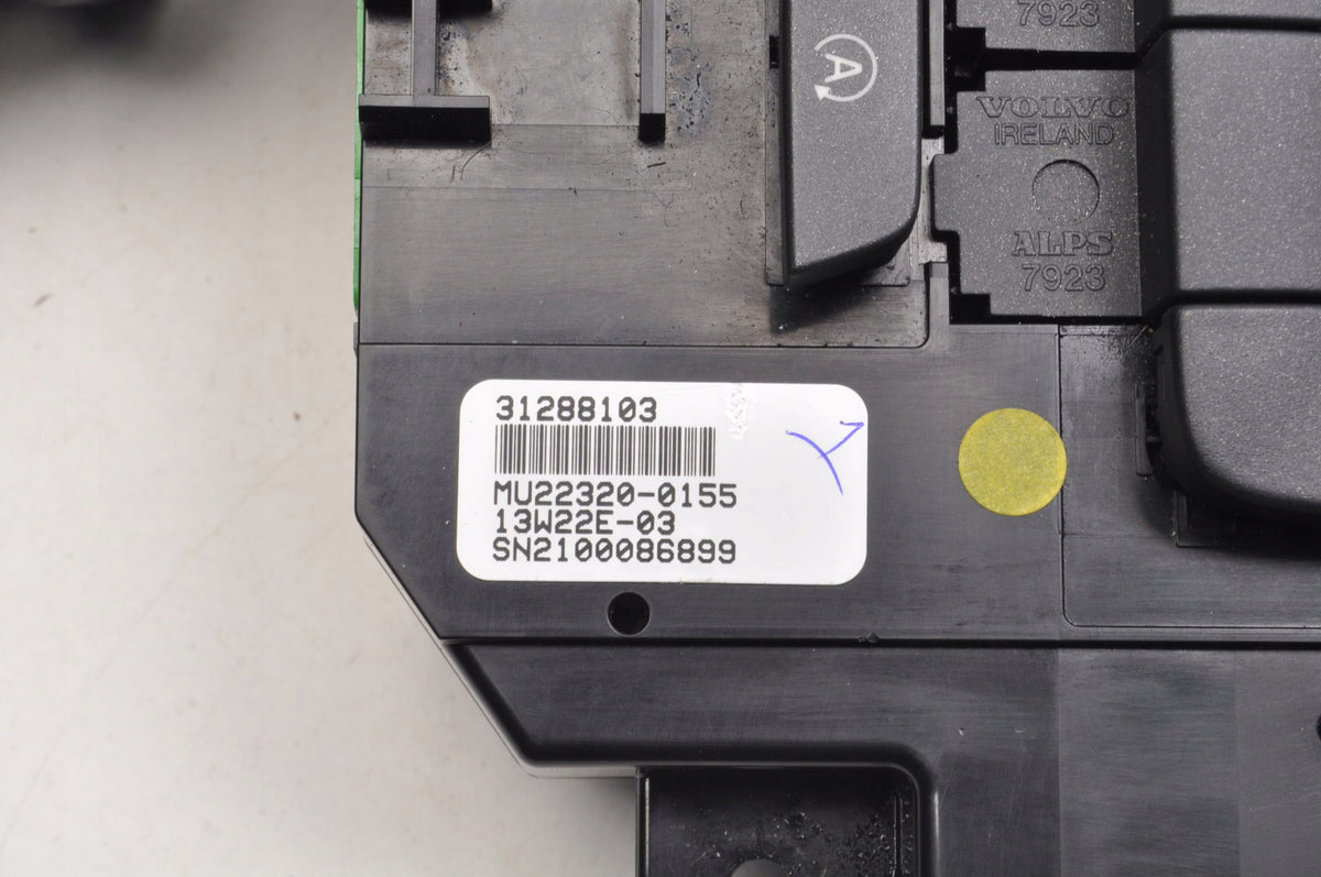 VOLVO V40 II PANEL AIR CONDITIONING SWITCH 31288103
