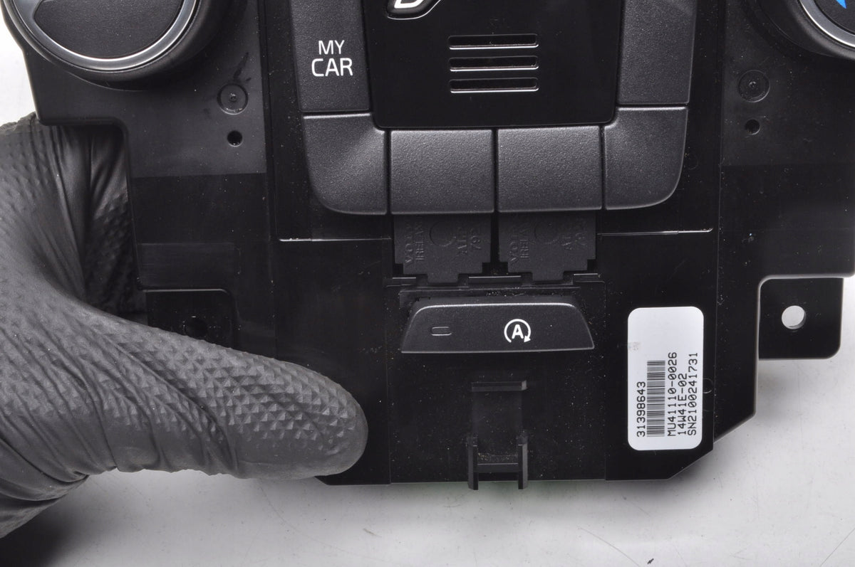 VOLVO V40 II PANEL AIR CONDITIONING SWITCH 31398643