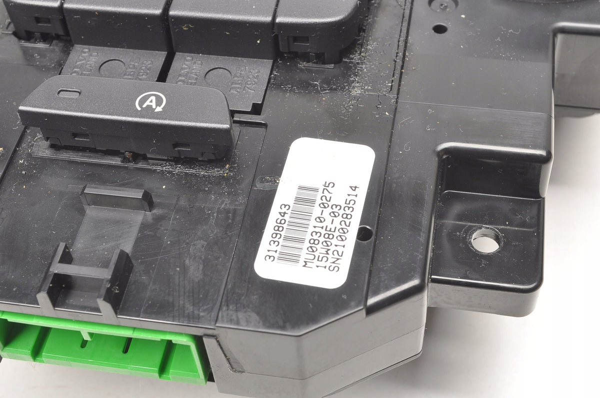 VOLVO V40 II PANEL AIR CONDITIONING SWITCH 31398643