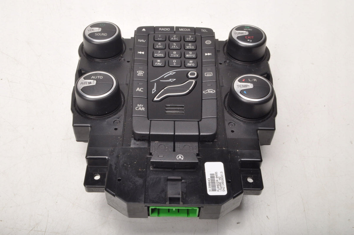 VOLVO V40 II PANEL AIR CONDITIONING SWITCH 31398643