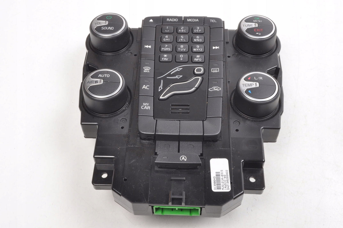 VOLVO V40 II PANEL AIR CONDITIONING SWITCH 31398643