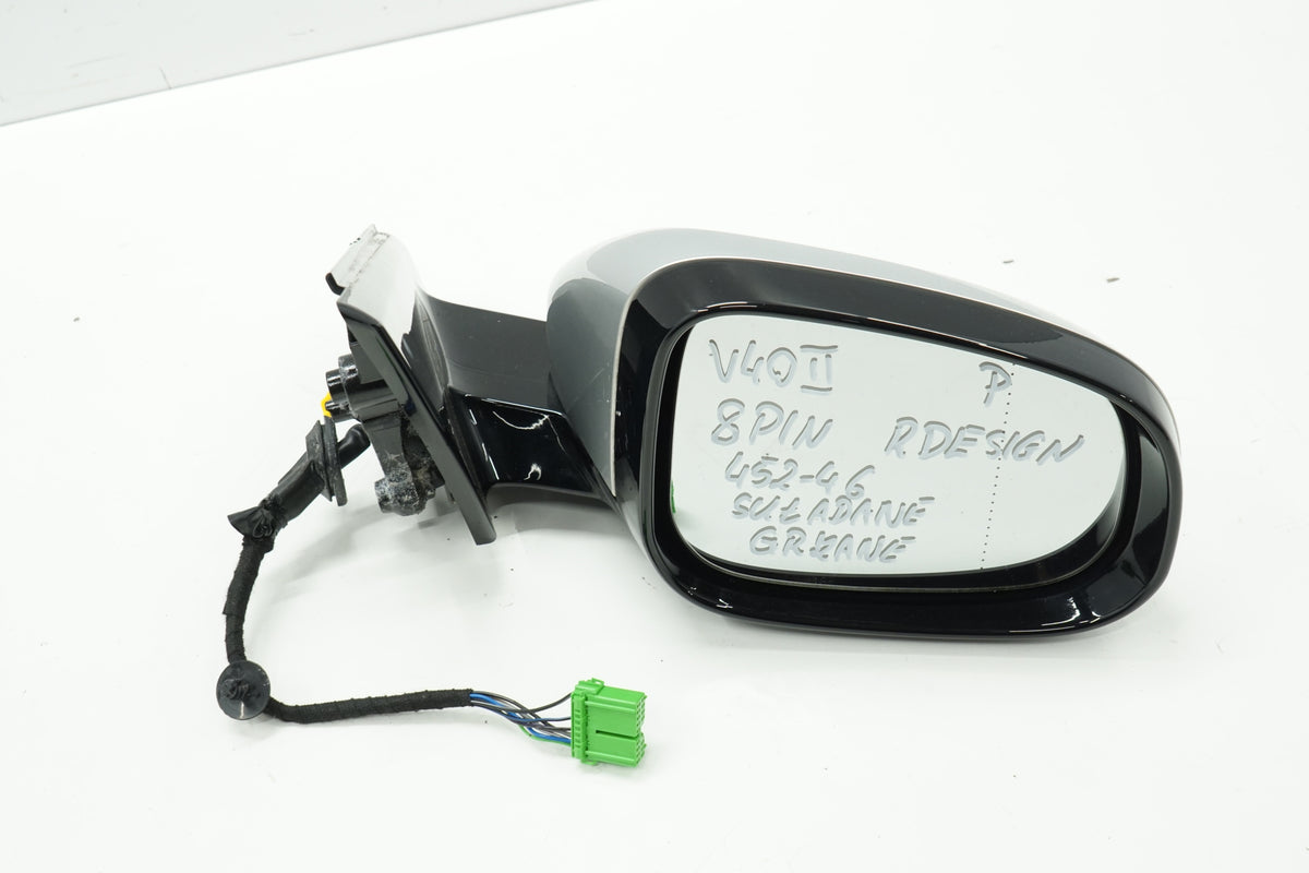 VOLVO V40 II R-DESIGN 14R MIRROR RIGHT 8PIN ANGLIK UK