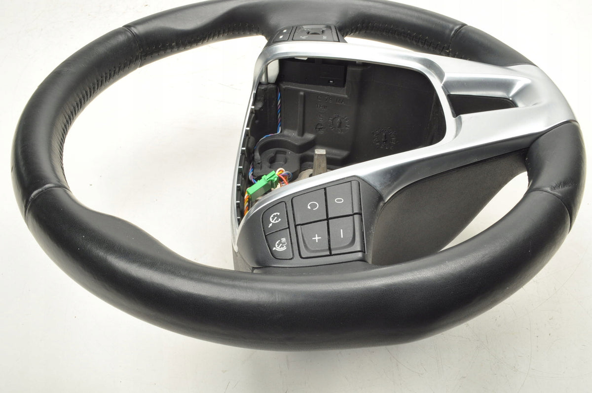 VOLVO V40 II S60 V60 XC60 V70 S80 LEATHER STEERING WHEEL 31250592