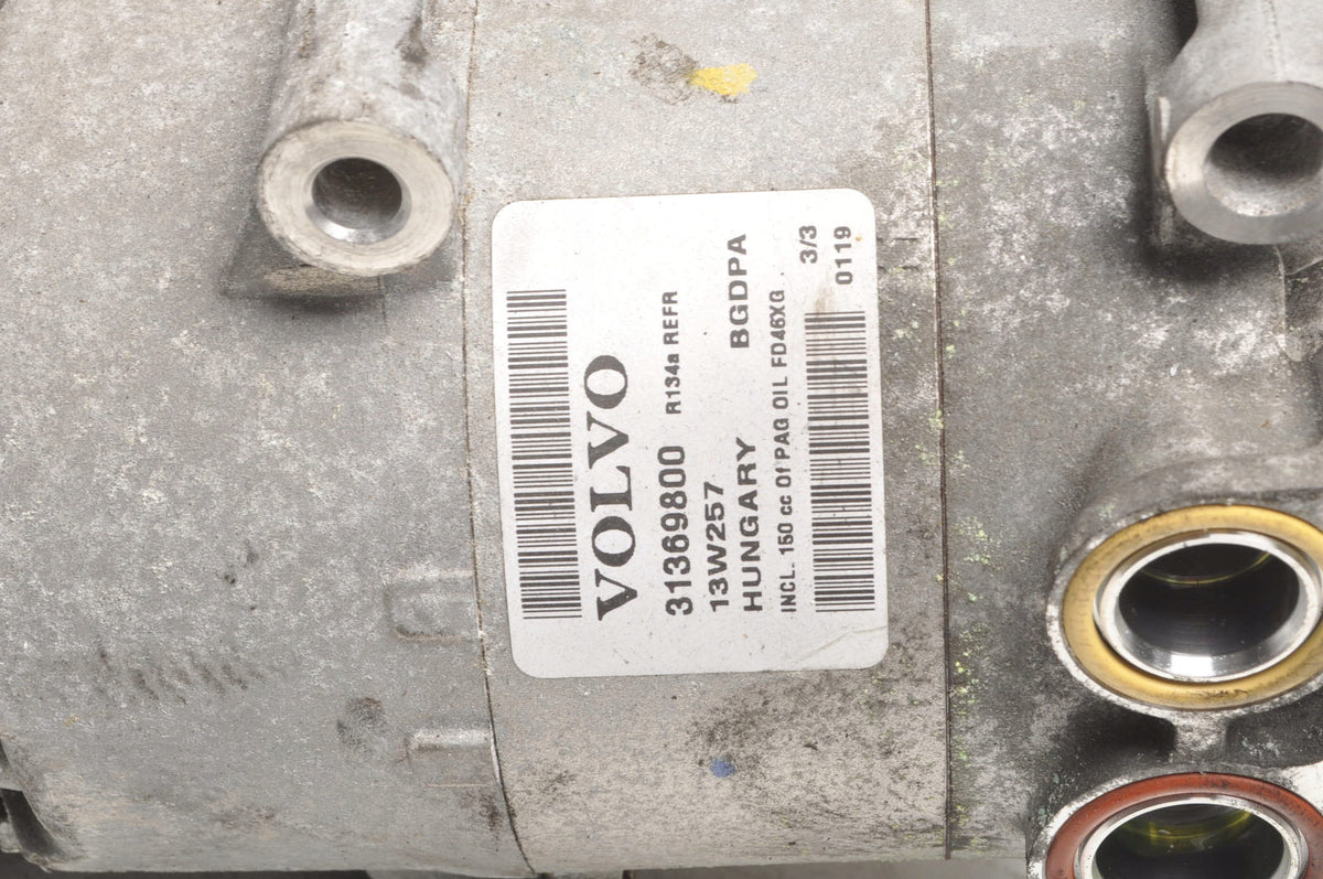 VOLVO V40 II T3 GTDi 150HP AIR CONDITIONING COMPRESSOR 31369800