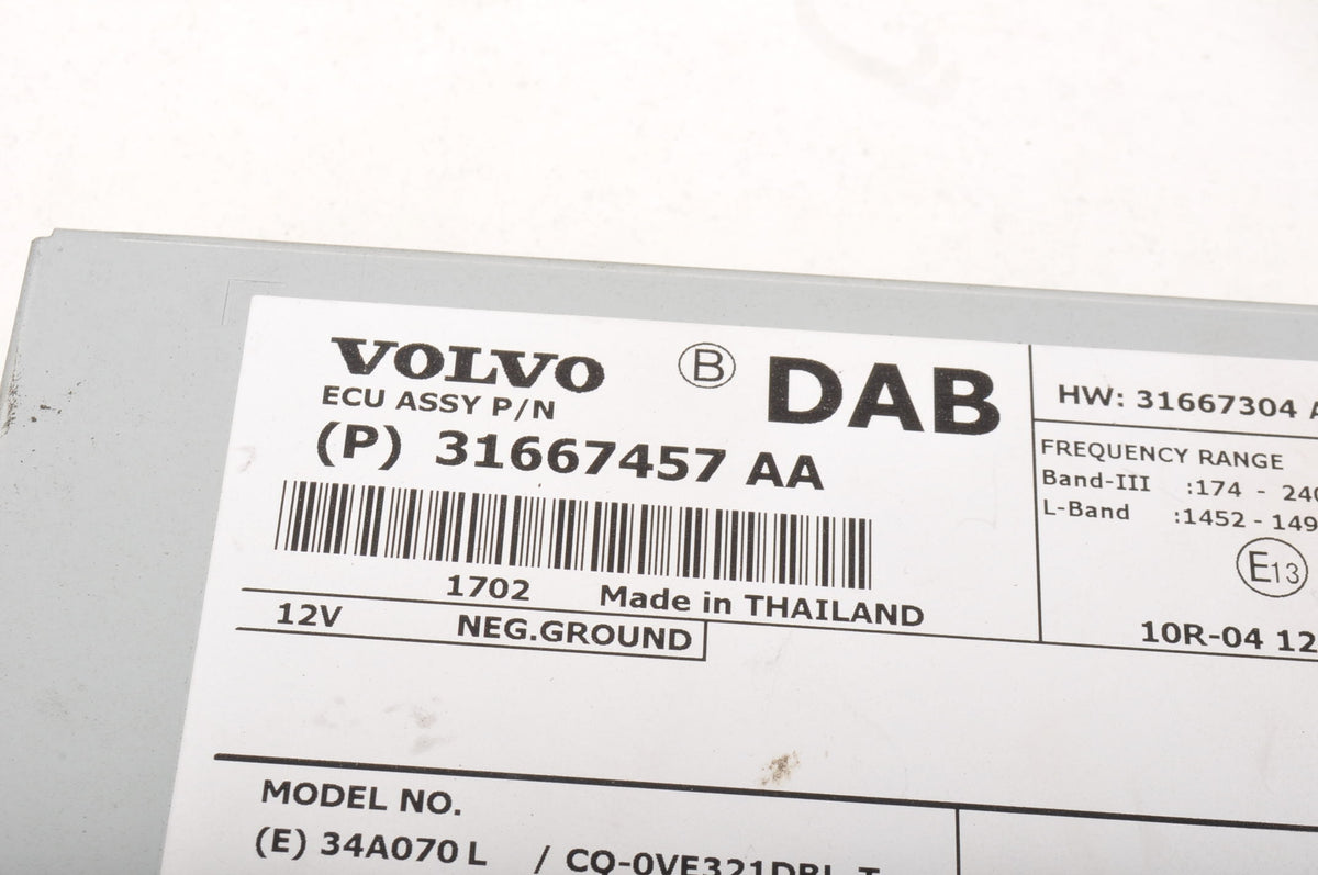 VOLVO V40 II XC60 AND V60 S60 ANTENNA AMPLIFIER 31667457