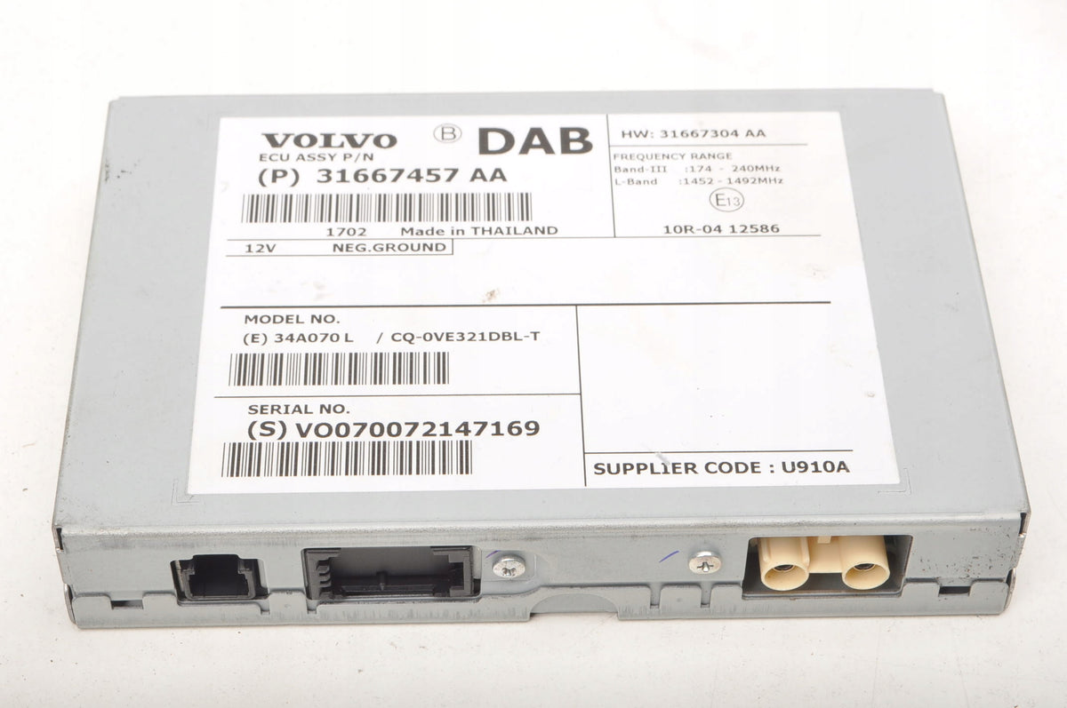 VOLVO V40 II XC60 AND V60 S60 ANTENNA AMPLIFIER 31667457