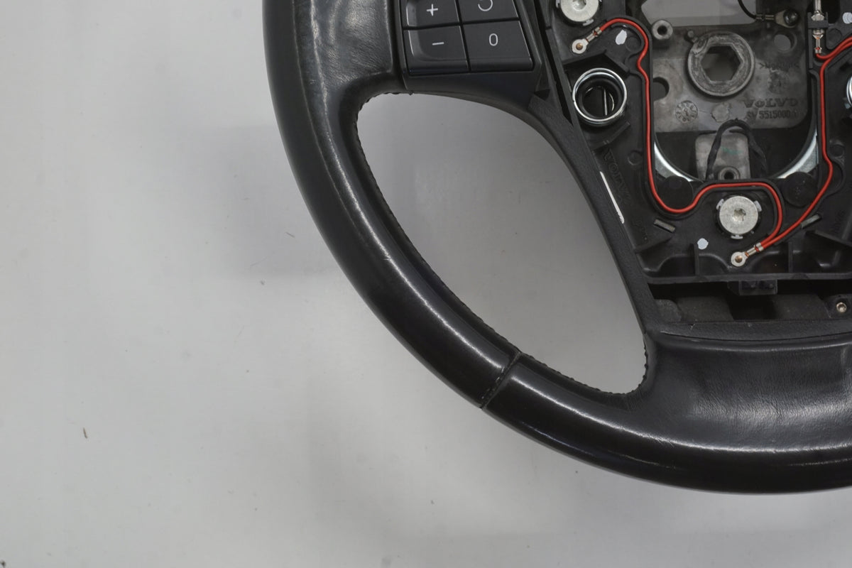 VOLVO V50 LIFT 08R STEERING WHEEL MULTIFUNCTION LEATHER 55150060 30778752