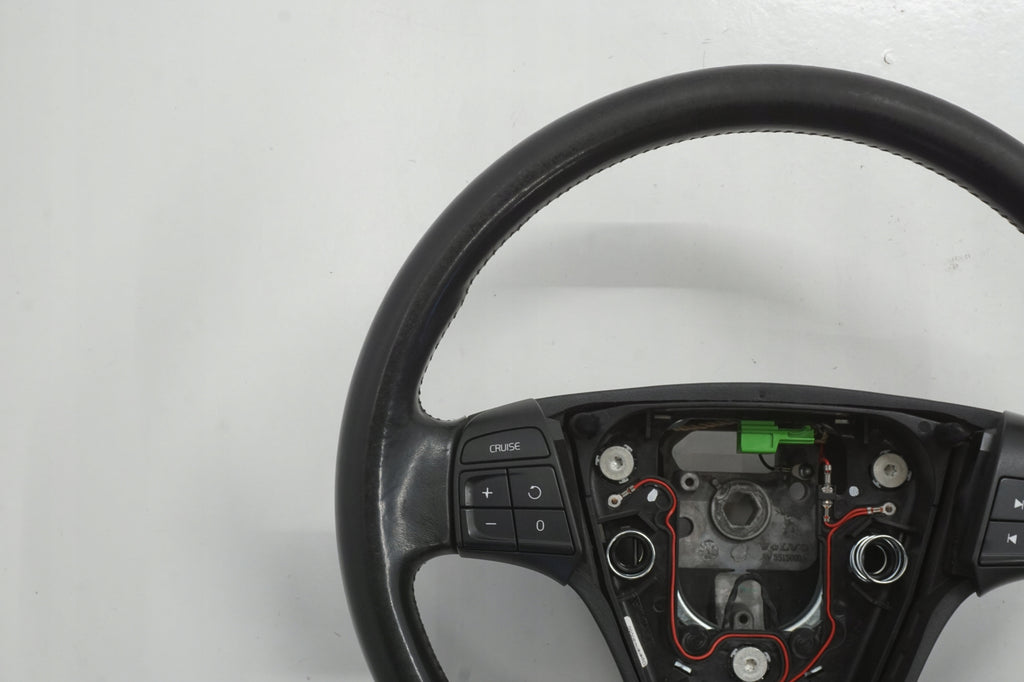 VOLVO V50 LIFT 08R STEERING WHEEL MULTIFUNCTION LEATHER 55150060 30778752
