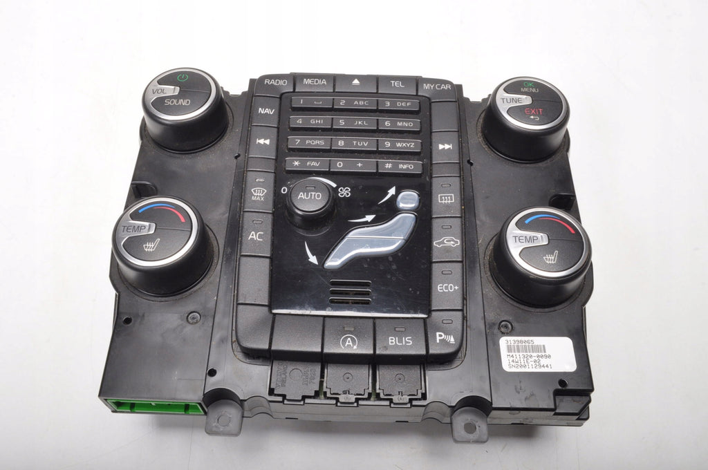 VOLVO V70 III S60 II V60 PANEL AIR CONDITIONING SWITCH LIFT 31398065