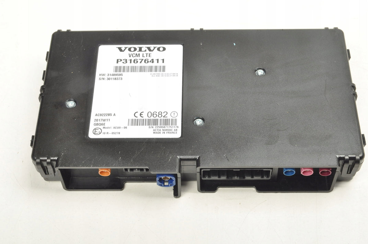VOLVO V90 II S90 XC90 V60 S60 XC60 BLUETOOTH MODULE VCE LTE 31676411