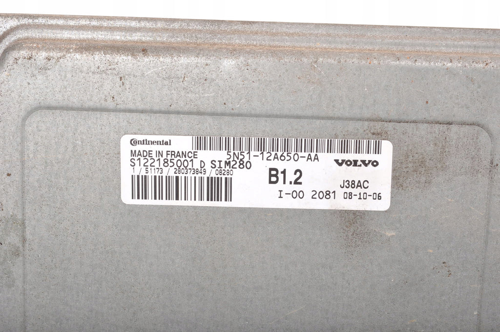VOLVO VOLVO C30 V50 C70 S40 II 1.6 ENGINE CONTROLLER 5N51-12A650-AA
