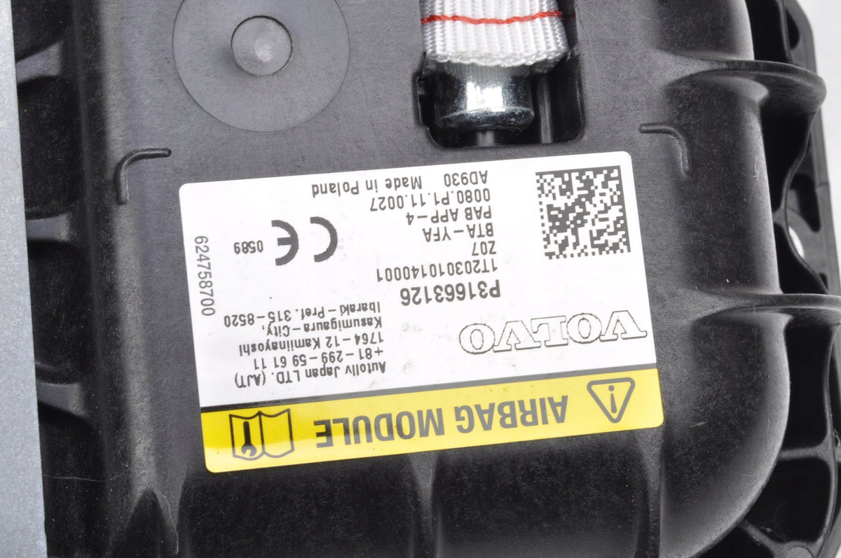 VOLVO XC40 2018- PASSENGER AIRBAG 31663126