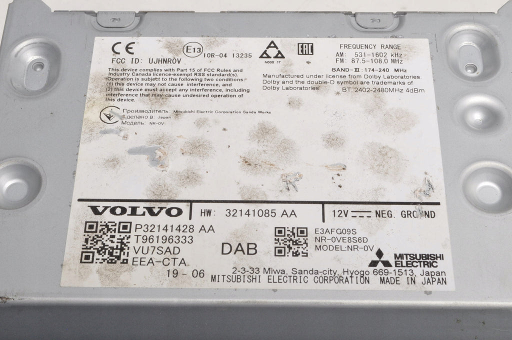 VOLVO XC40 XC60 II S60 S90 V90 RADIO NAVIGATION 32141428AA
