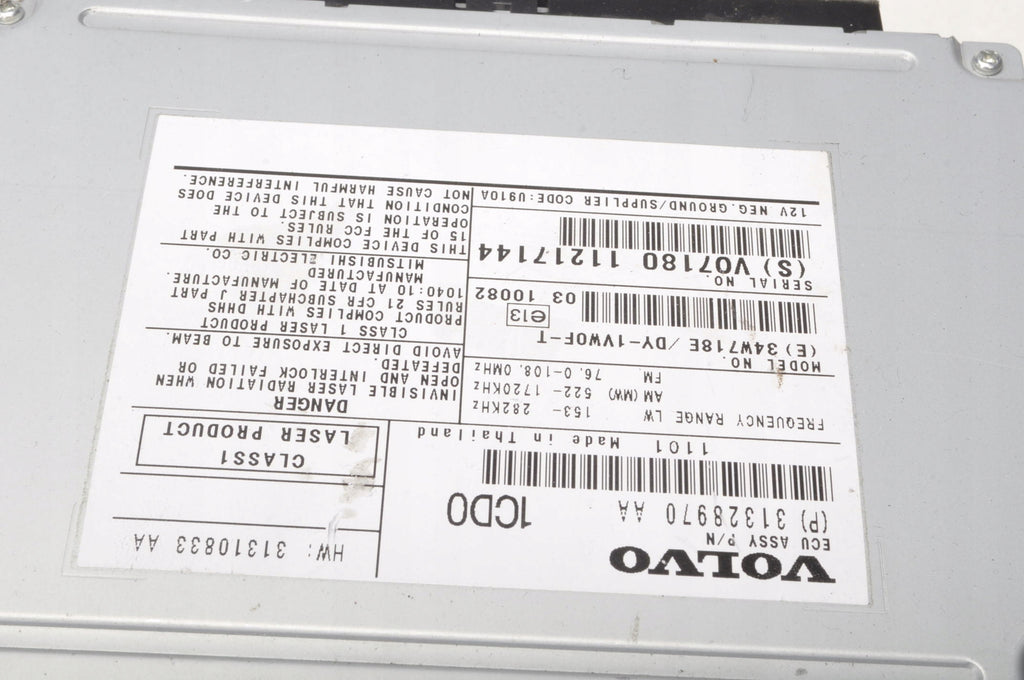 VOLVO XC60 AND RADIO READER CD 31328970