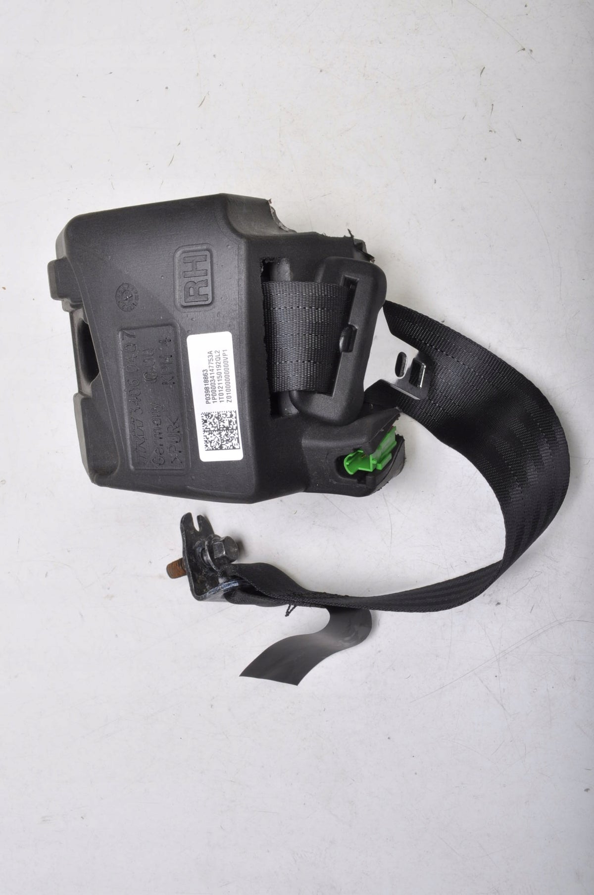 VOLVO XC60 AND SEAT BELT RIGHT REAR 2 ROW 39818863