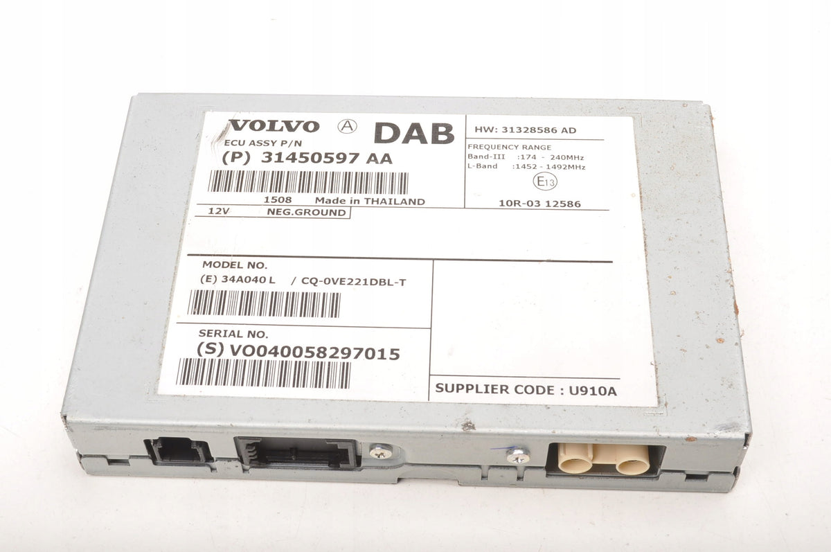VOLVO XC60 AND V40 II RADIO AMPLIFIER 31450597