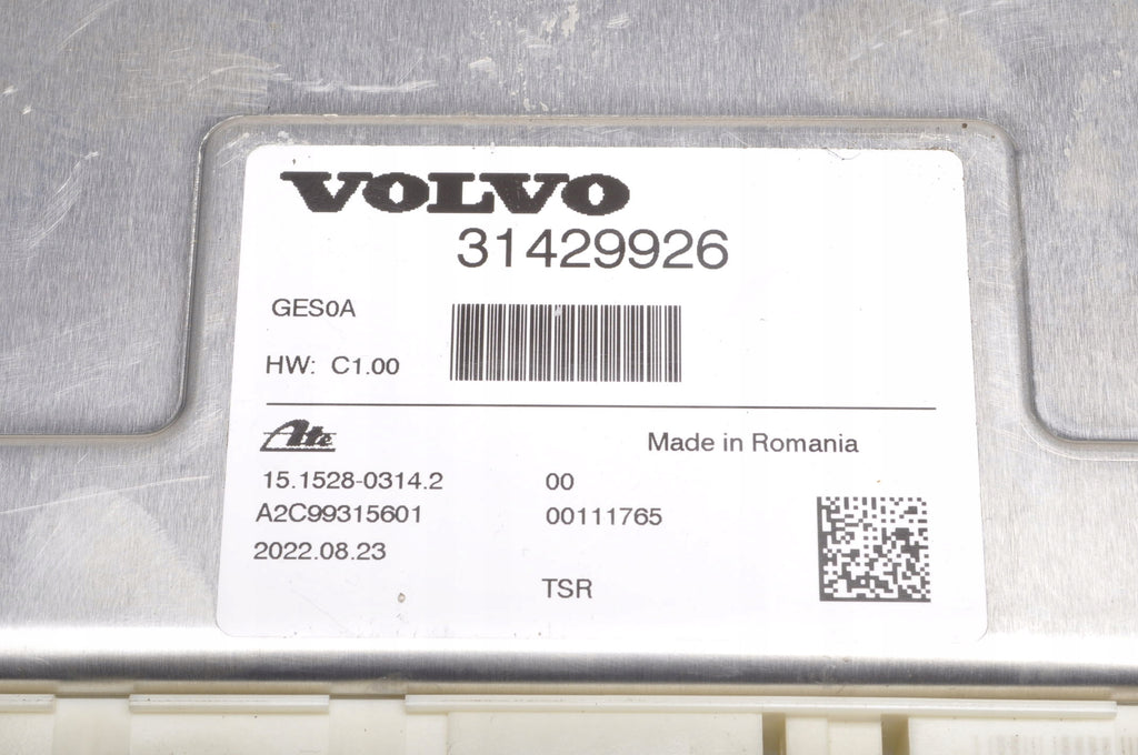 VOLVO XC60 II 2.0 16V B5 Mild-Hybrid 250HP MODULE CONTROLLER 2022 R 31429926