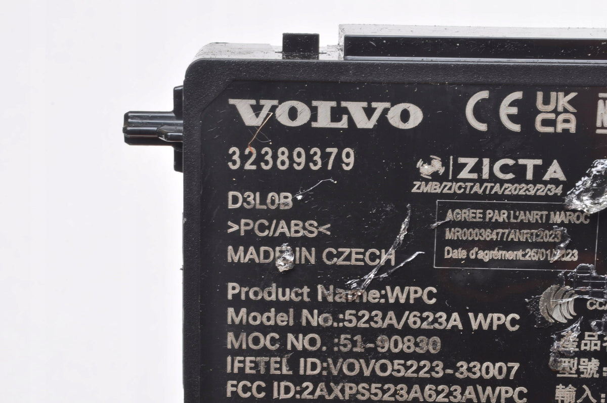 VOLVO XC60 II Wireless Charging Module 32389379 2023
