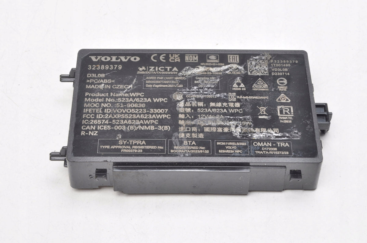 VOLVO XC60 II Wireless Charging Module 32389379 2023