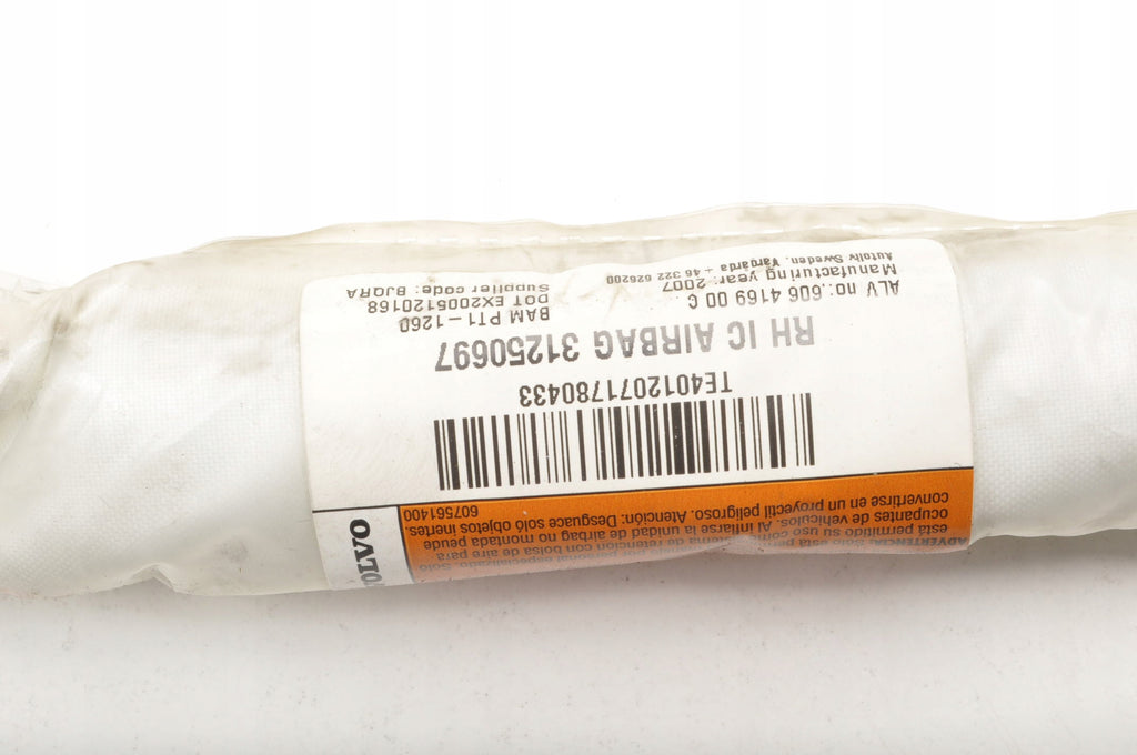 VOLVO XC70 II V70 III CURTAIN AIRBAG RIGHT 31250697