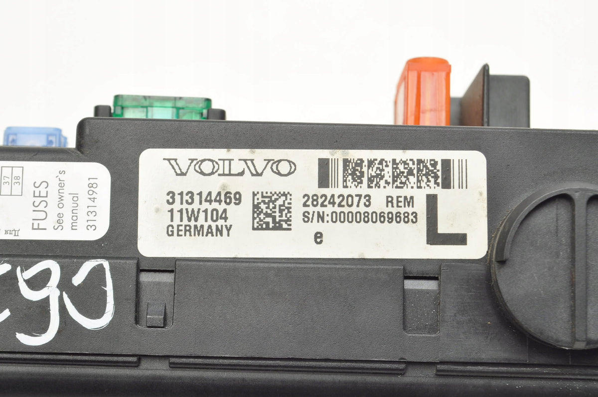 VOLVO XC90 FUSE BOX MODULE REM 31314469