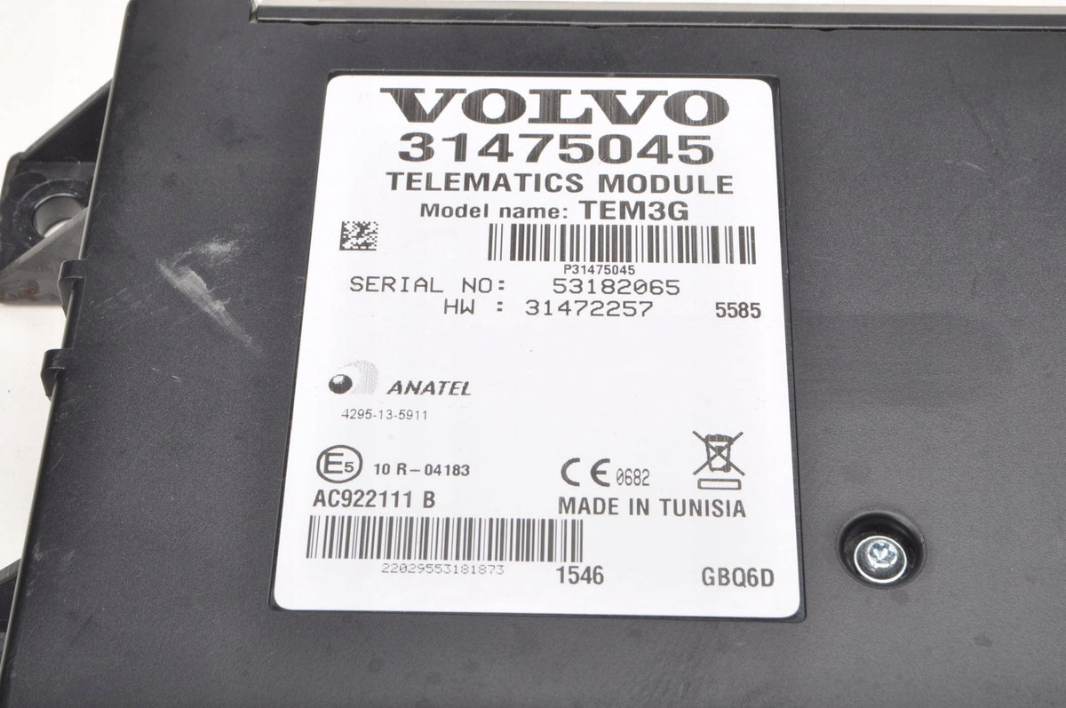 VOLVO XC90 II MODULE DRIVER TEM3G 31475045